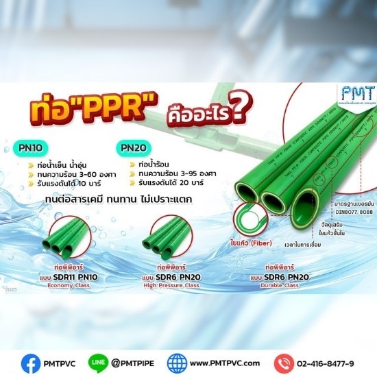 ตัวแทนจำหน่ายท่อเขียว THAI PP-R กรุงเทพ - ร้านขายท่อพีวีซีราคาถูก - ประมงไทยเอ็นเตอร์ไพรส์